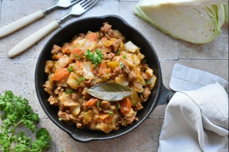 Жаркое из капусты