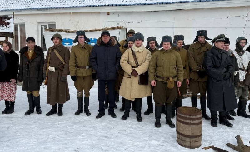 Реконструкцию, посвященную Сталингадской битве, показали в Обливском районе