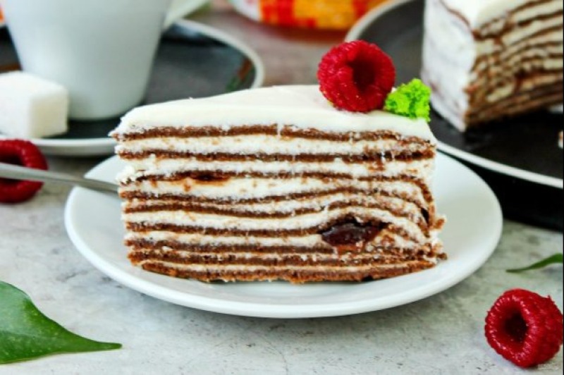 Торт блинный