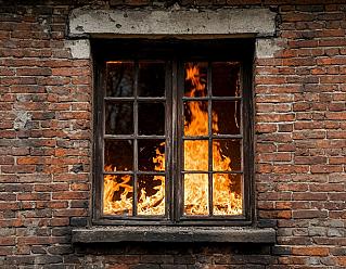 Загорелся гараж, потом дом