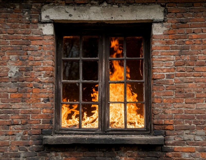 Загорелся гараж, потом дом