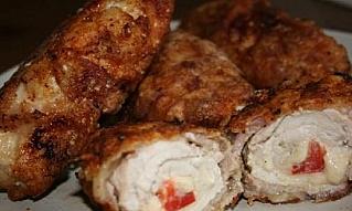 Хрустящие куриные рулады