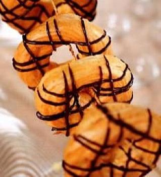 Кольца из заварного теста