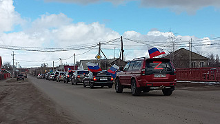 В Советском районе прошел автопробег