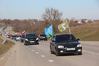 На Дону прошел межрегиональный автопробег «Крымская весна»