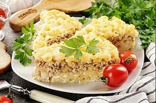 Макароны с фаршем в духовке