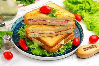 Тосты с ветчиной и сыром