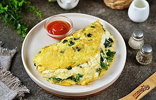 Омлет с творогом