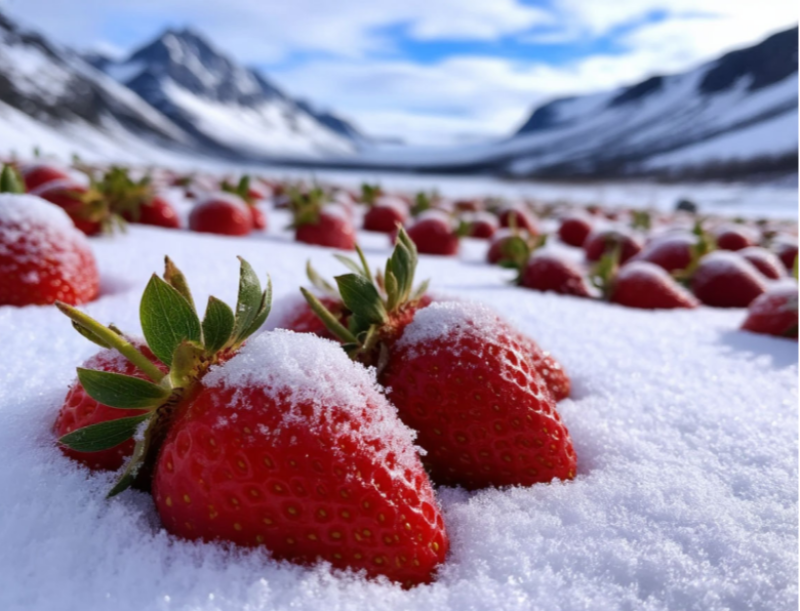 В Антарктике вырастят садовую землянику