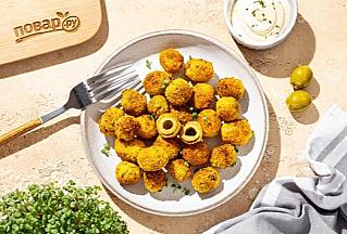 Жареные оливки