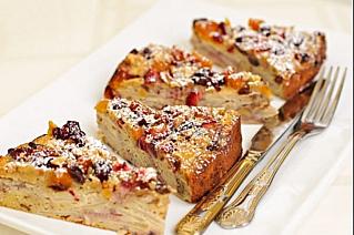 Яблочный пирог с фруктами