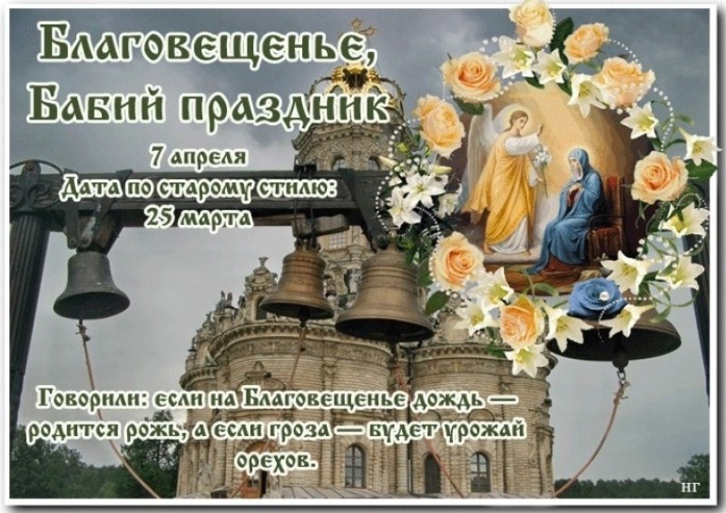 Благовещение, Бабий праздник: на какие приметы стоит обратить внимание 7 апреля?
