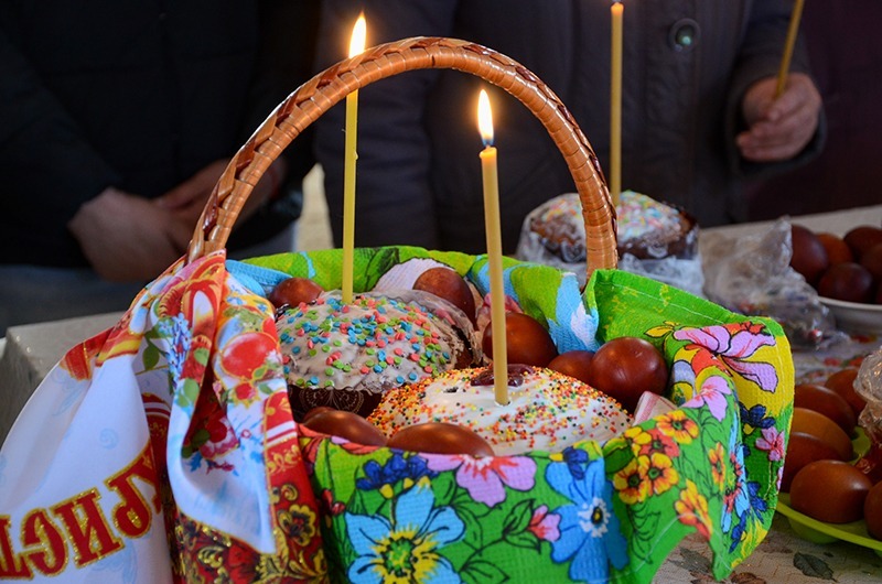 Пасхальные богослужения и освящение куличей