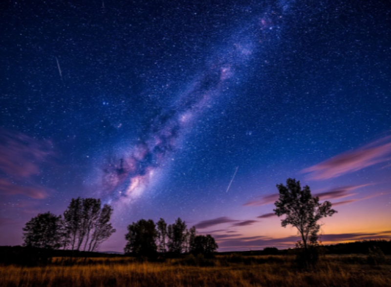 Первый весенний звездопад будет хорошо видно