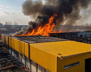 В Ростовской области едва не сгорели 180 тысяч кур