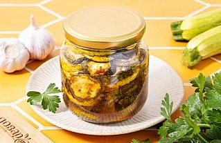 Жареные кабачки с чесноком на зиму
