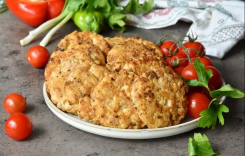 Котлеты "Растрепки" из куриного филе