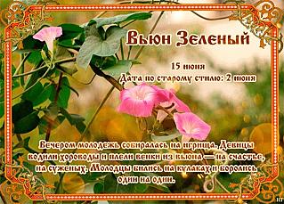 Вьюн Зеленый: что 15 июня может принести удачу и что наоборот?