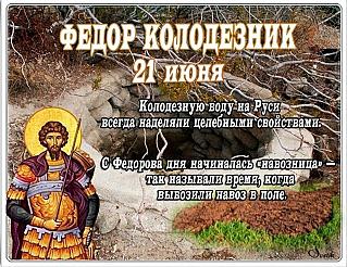 Федор Колодезник: что 21 июня придаст сил и здоровья?