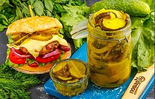 Маринованные огурцы для гамбургеров