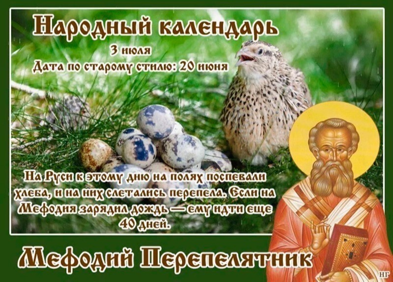 Мефодий Перепелятник: что лучше не делать 3 июля, чтобы избежать неприятностей?