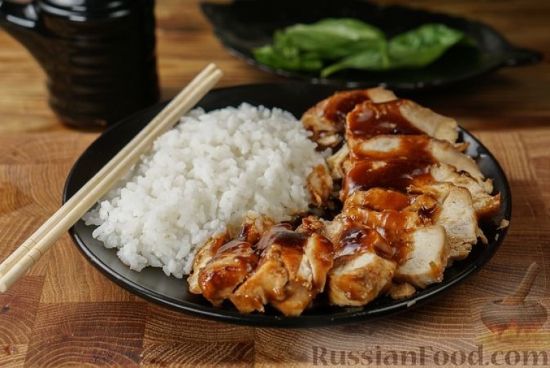 Курица под соусом терияки