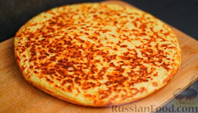 Ленивый хачапури на сковороде