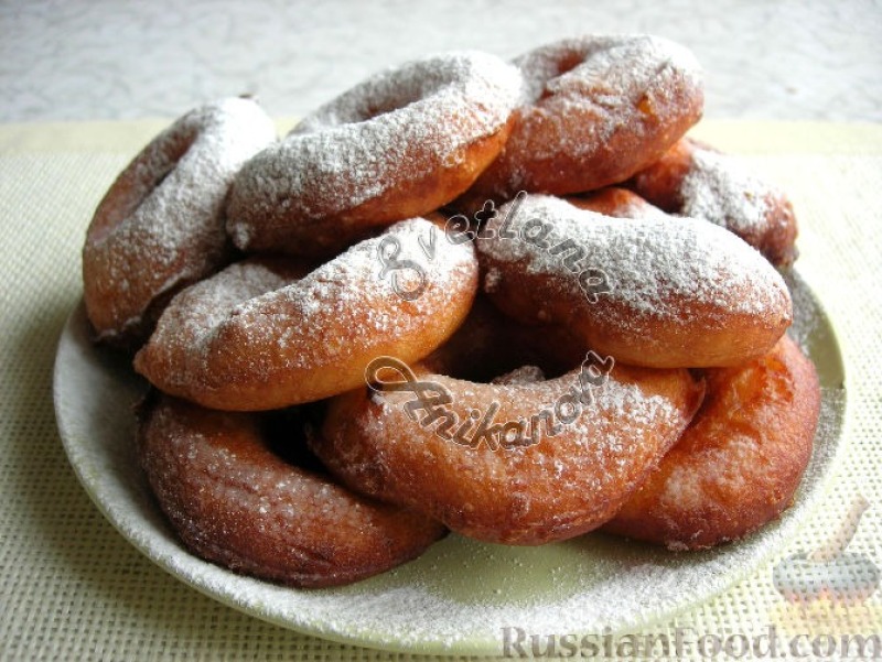 Пончики в ложке (без раскатывания теста)