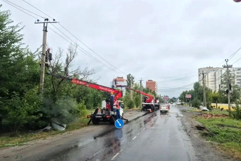 В Ростовской области продолжаются работы по ликвидации последствий непогоды и массированной атаки БПЛА
