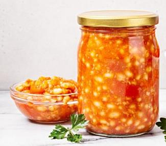 Перец с фасолью на зиму