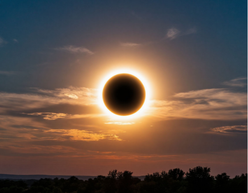 Где в России будет хорошо видно солнечное затмение