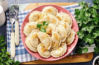 Постные вареники