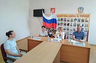 В Советском районе прошел прием участников СВО