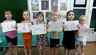Обливские дошколята почувствовали себя художниками