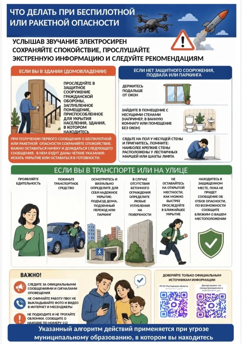 Внимание всем: на Дону начал действовать новый порядок оповещения об опасности