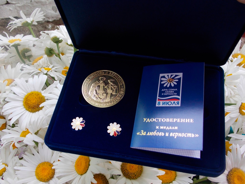 Более 1200 семей Дона награждены медалью «За любовь и верность».