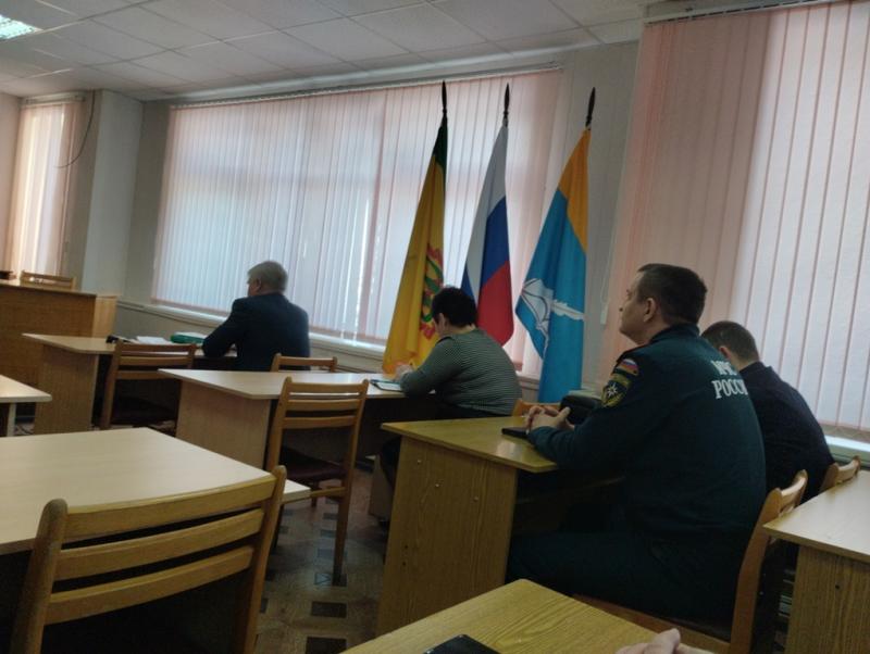 Белинского район принял участие в командно-штабных учениях