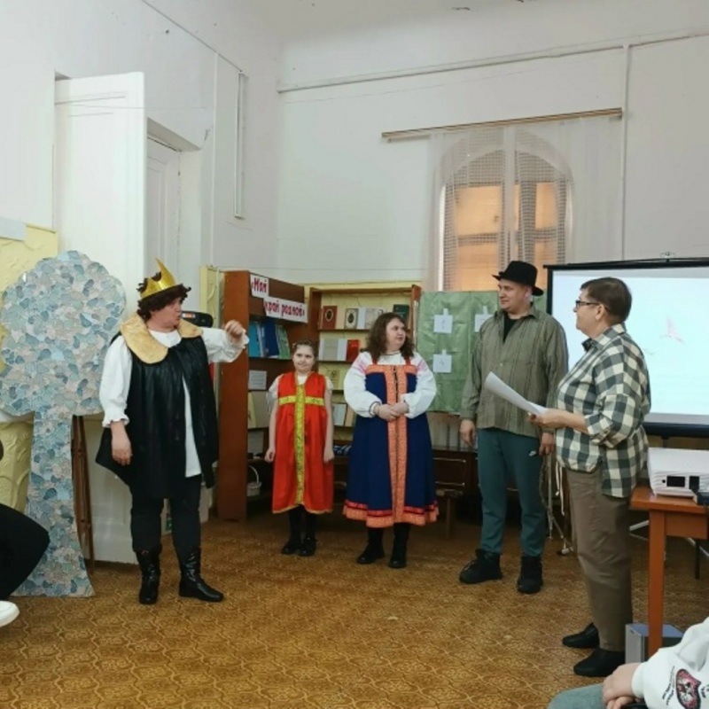 В детской библиотеке прошла встреча в семейной гостиной «Читаем, играя…», посвященная жаворонкам