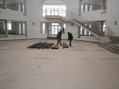 Работы в танцевальном зале