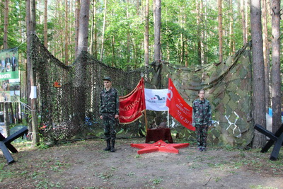 Почётный караул у знамени