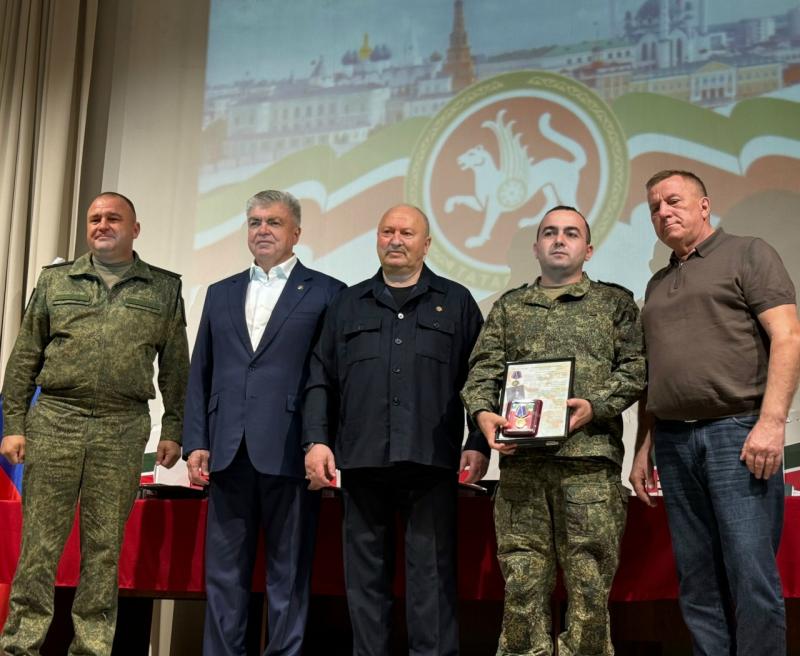 Наиль Магдеев с участниками СВО в преддверии Дня Республики Татарстан