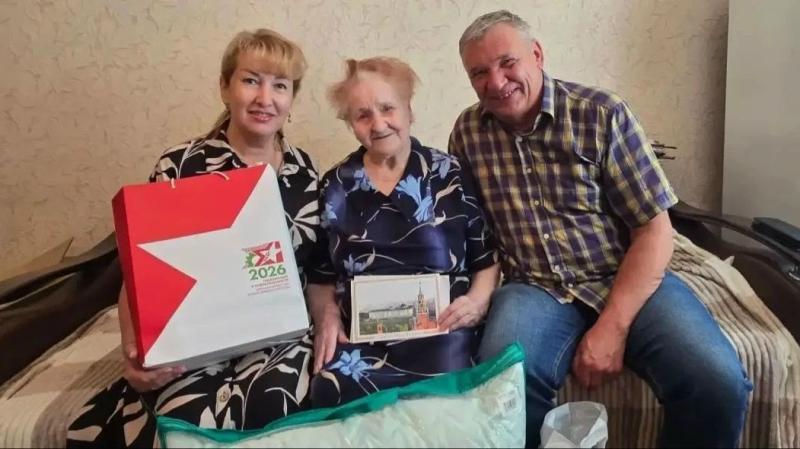Ветеран Центрального района получила поздравления с 96-летием