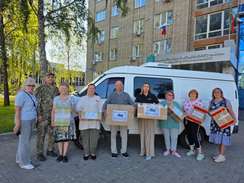 ТОС Комсомольского района снарядил бойцов СВО