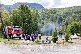 Юные кадеты-спасатели попробовали себя в профессии