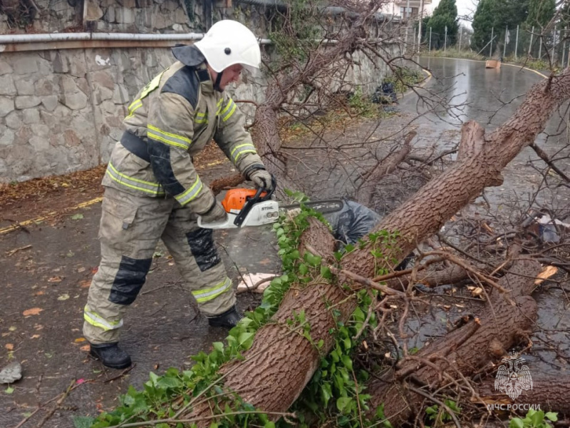 Штормовое предупреждение на территории Республики Крым оправдалось