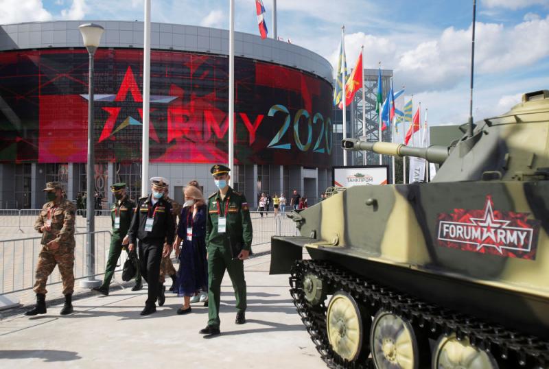 Российская армия в интерьере Форума и Игр-2020