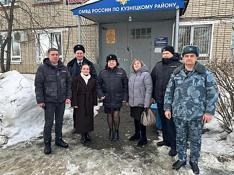 Представители субъектов профилактики правонарушений Кузнецкого района приняли участие в ОПМ «Жилой сектор»
