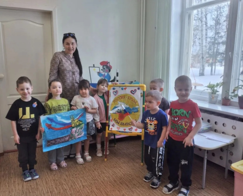 «Мой Крым – моя Россия!»  тематические мероприятия в детских садах Кузнецкого района.