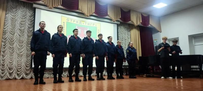 Бойцы отряда "Тигр" приняли присягу