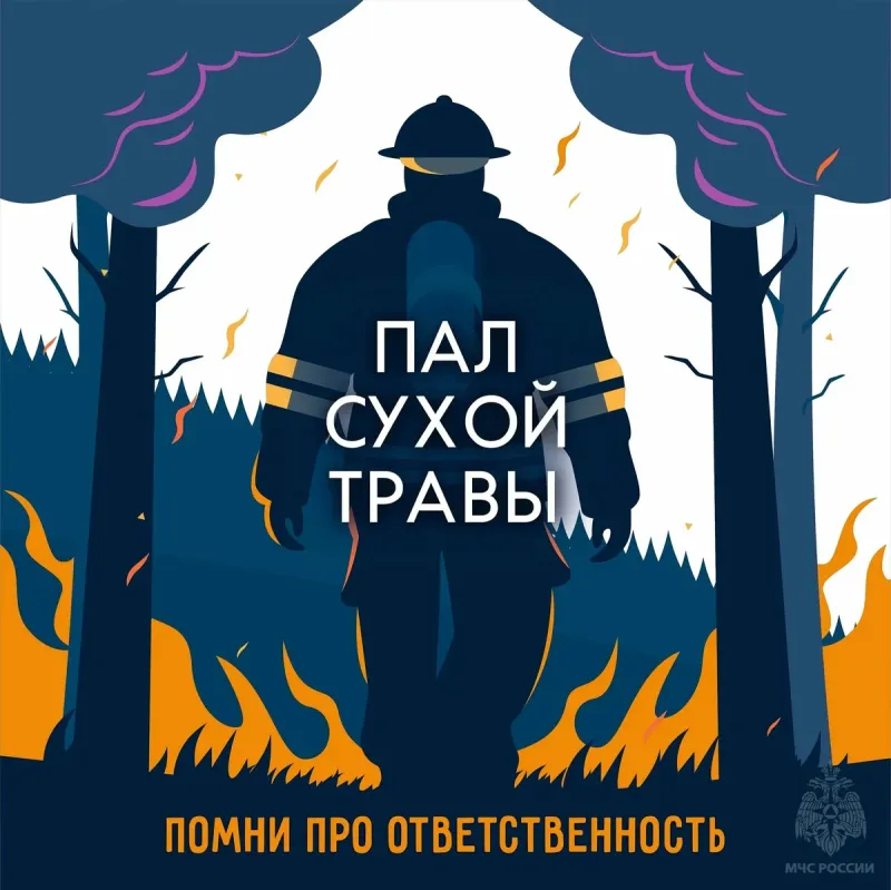 Палы сухой травы часто становятся причиной пожаров
